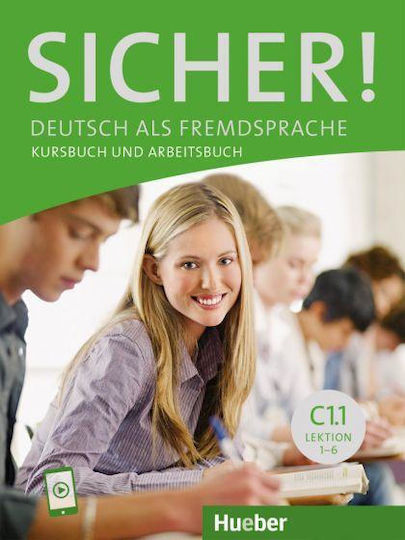 Sicher C1/1 Kursbuch Arbeitsbuch Audio Online Lekt 1-6 Hueber
