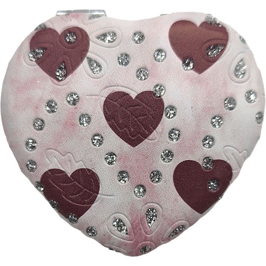 Gift-Me Makeup Mirror Purse 7.5x7.5cm Purple