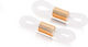 Silicone Accessory Glasses Transparent Gold 20 ...