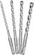 Deli Set of 4 Drills with SDS Plus Shank for Masonry