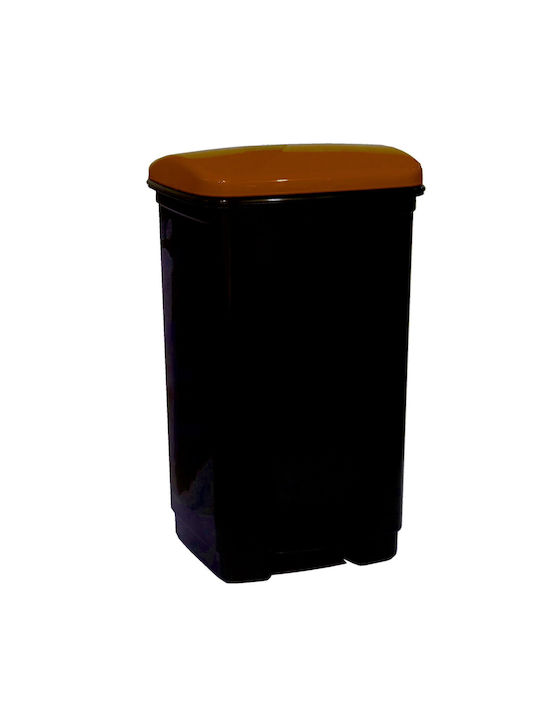 Viomes Waste Bin Waste Plastic with Pedal Black...