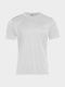 Fit White Κοντομάνικη Μπλούζα