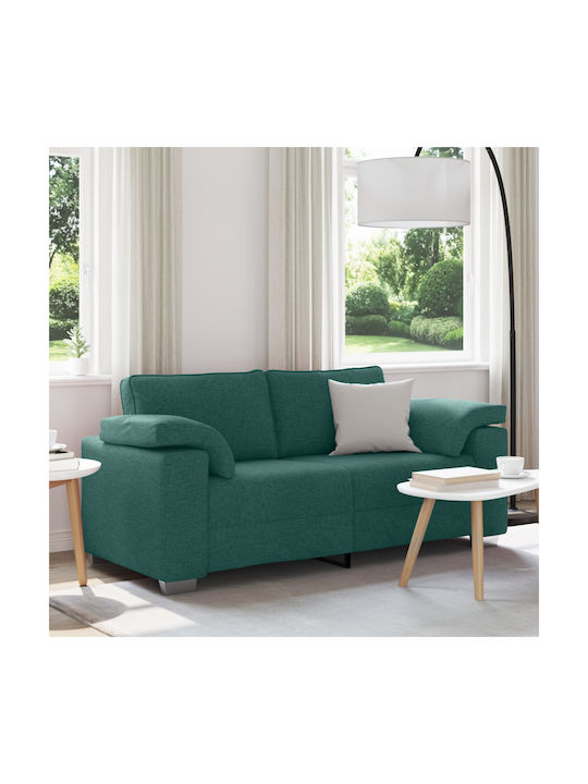 Three-Seater Couch Dark Green 219x77x82cm