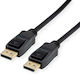 Cable Roline Value 11.99.5813 From Dp M To Dp M 5m Black