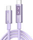 Ugreen USB 2.0 Cable USB-C male - USB-C 100W PD Μωβ 2m 340583