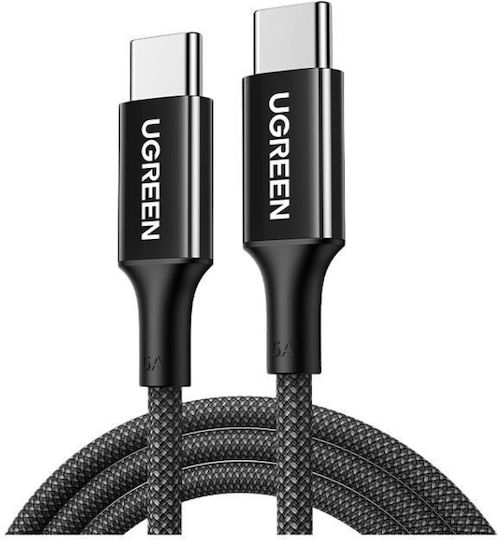 Ugreen Cablu USB 2.0 USB-C Masculin - USB-C 100W PD Negru 2m 340571