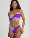 Bikini Set Strapless Top & Brazil Bottom Lilac & Purple