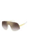 Carrera Flaglab 16 Unisex Sunglasses with Gold Frame and Grey Lens