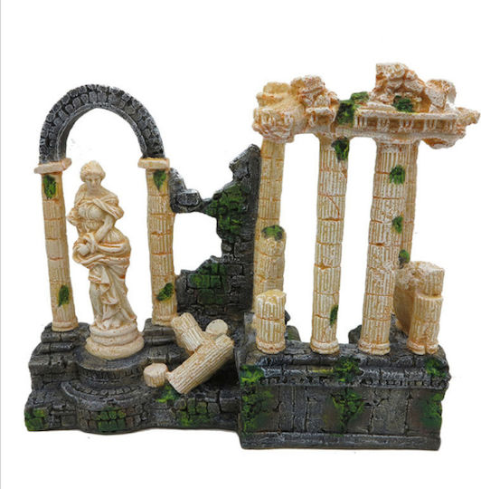 Epigasos Aquarium Decoration Ancient Columns Statue 39*13*H31 Cm