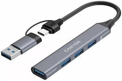 Canyon Hub USB 4 Porturi USB-A CNS-TDS02G