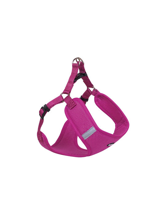 Σαμαρακι Σκυλων Nobby 80626-64 Anatomic Harness Mesh Reflect Μ 48-56cm+42cmx15mm Φουξια