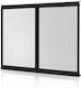 Vevor Divider Dog in Black Color 67.31 x 50.8cm