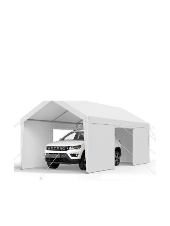 Vevor Gazebo Garten Weiß 3.048x6.096m