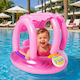 Kids Swim Trainers with Length 70cm and Pink Sunshade Inflatable