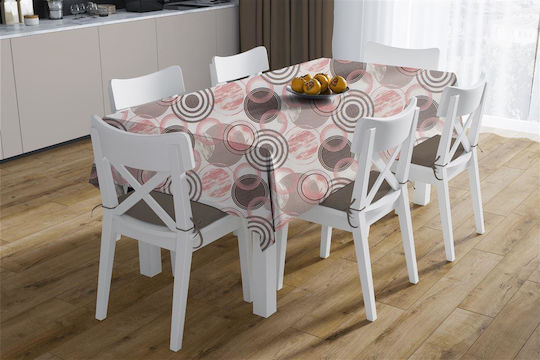 Dimcol Circles 469 Αλέκιαστο Coral 469 180x300εκ.