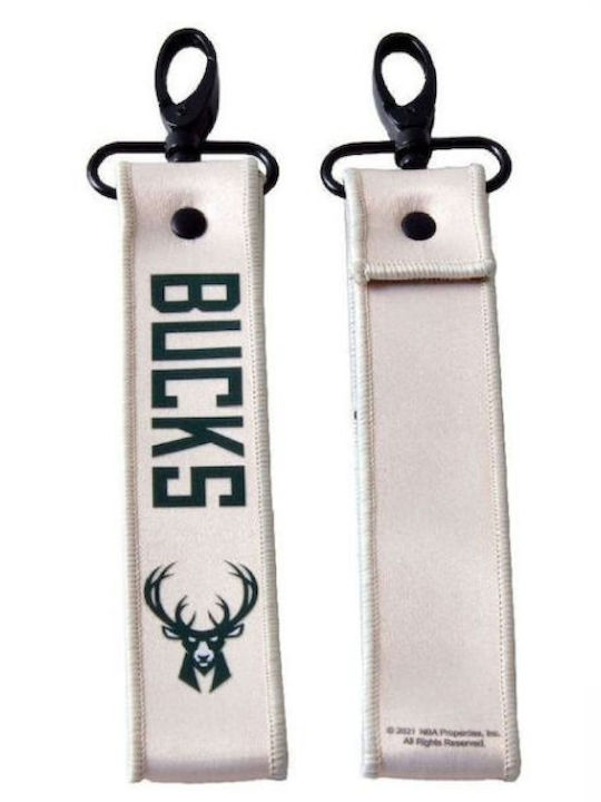 Keychain Nba Bucks Cream
