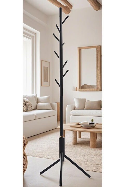 Next Cuiere de podea Metal Negru 58x58x175cm