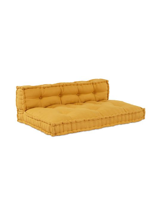 vidaXL Pernă De Canapea Perne Pentru Scaune De Grădină Cu Spătar Galben 40x60cm