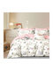 Pucioasa Set Husă de Pilotă Bumbac Dublă cu 2 Fețe de Pernă & 1 Cearsaf 200x230 Multicolor