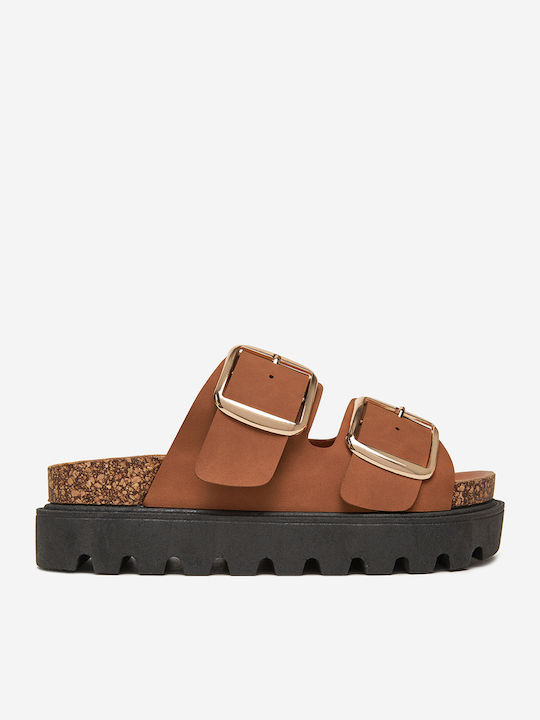 Deezee Women's Flat Sandals in Brown Color 5906751133262