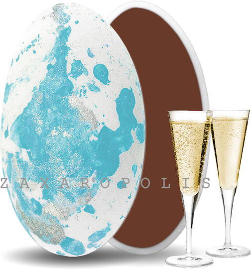 Zaxaropolis Choco Splash in Form von Standard mit Geschmack von Champagner Hellblau 1000gr