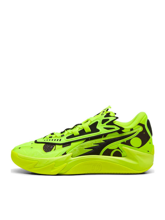 PUMA Scoot Zeros II Low Basketball Shoes Yellow