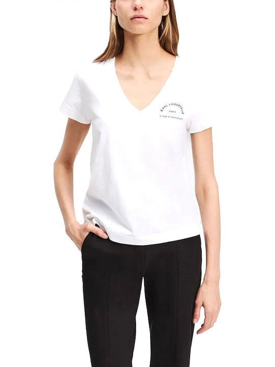 Karl Lagerfeld Women's Athletic T-shirt White