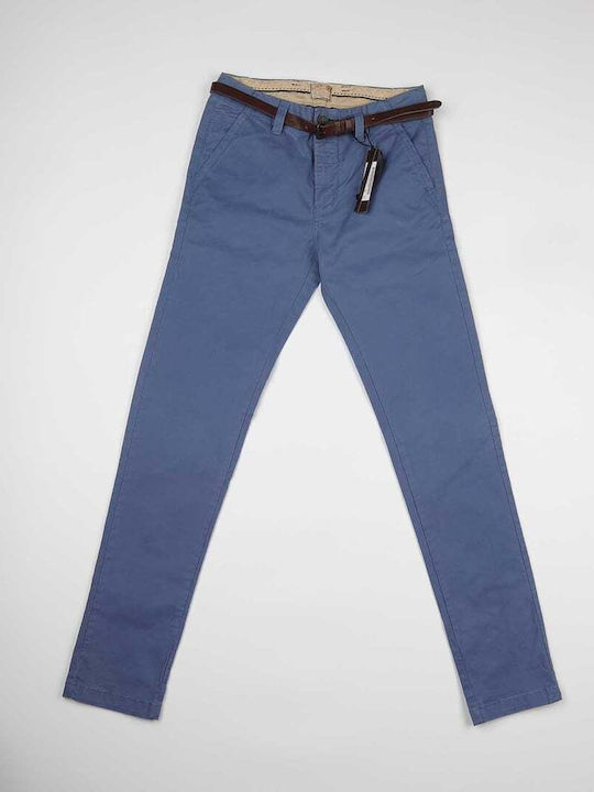 Παντελόνι Chino Ελαστικό Μπλε, Royal Blue