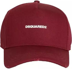 Jockey Cap Dsquared2 Burgundische Bcm060305c00001-m4171 Jockey Cap Dsquared2 Burgundische Bcm060305c00001-m4171