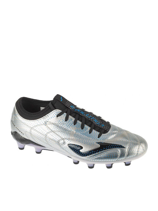 Joma Evolution Футболни Обувки с Бутони Сребристи