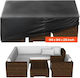 Vevor Waterproof Protective Sofa Cover 420x420x28cm In Black Color