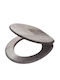 TIGER Toilettenbrille Soft-Close Kunststoff Braun