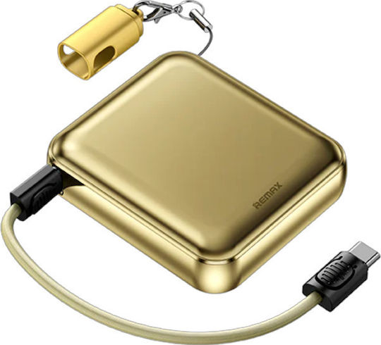 Remax FCP-9 Power Bank 10000mAh 22.5W with USB-C Port Power Delivery Gold