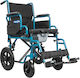 Mobiak Aegeus Wheelchair 12" Bathroom Folding 44cm Blue