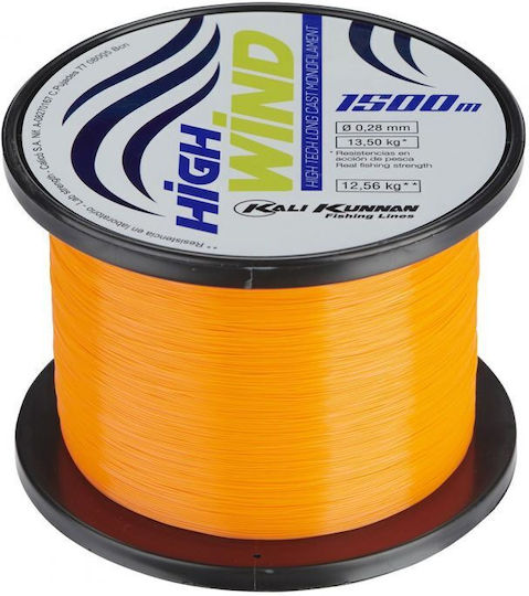 Πετονια Kali Kunnan High Wind Monofilament Nylon 1500m 0.35mm