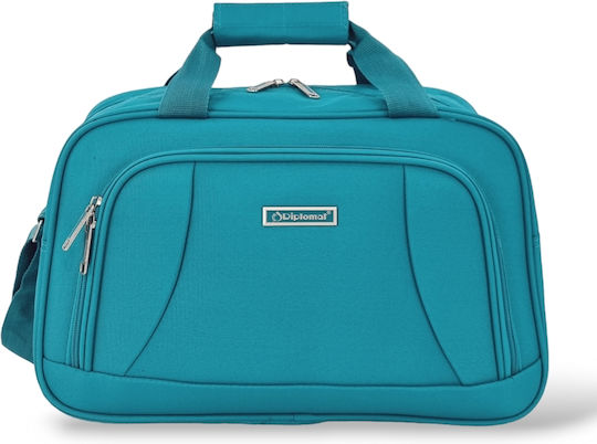 Diplomat Reisetasche Zurück 18Es Blau Stoff L40xB20xH25cm