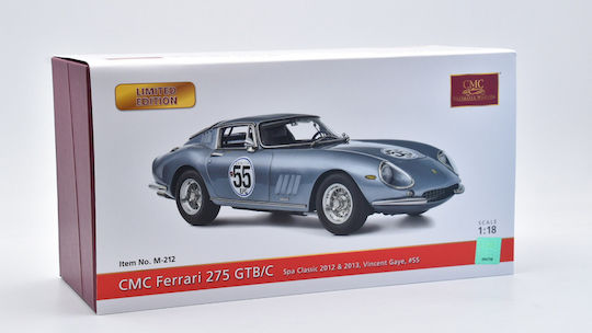 Cmc 1/18 Ferrari 275 Gtb C 1966 Șasiu 09057 M-212