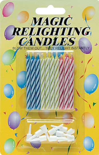 Kokoracostume Magic Birthday Candles That Do Not Go Out 10 Pieces