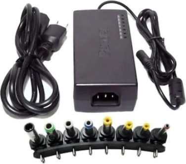 Foxmag24 Încărcător Laptop Universal 12-24 V 7 Conectori Tip 12v 15v 16v 18v 19v 20v 24v Culoare Neagră