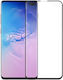 Протектор За Екран Закалено Стъкло Samsung Galaxy S10+ Черен 0.3мм Дебелина