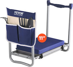Vevor Garden Kneeler Seat 11" Wide Pad 360lbs Folding Garden Stool Non Slip