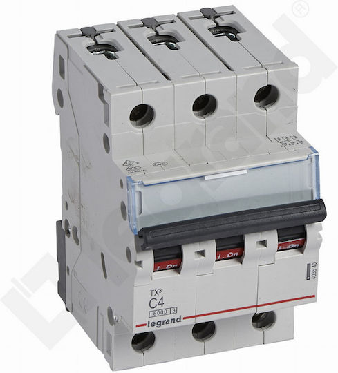 3p Circuit Breaker C 4a 6ka Ac S303 Tx3 403540