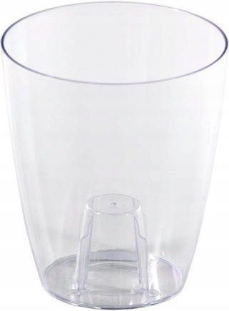 Prosperplast Саксия Пластмаса Transparent 16x16см.