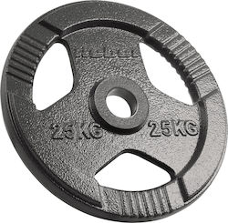 Rebel Δίσκος Ολυμπιακού Τύπου Μεταλλικός 1 x 25kg Φ50mm με Λαβές Rebel Δίσκος Ολυμπιακού Τύπου Μεταλλικός 1 x 25kg Φ50mm με Λαβές