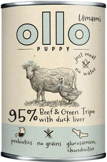 Wet Food for Puppies with Liver and Duck Gluten-Free 850gr