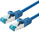 Professionelles Patchkabel Logon Sf Utp 10m Kat.5e Blauer Tcr55ss100b