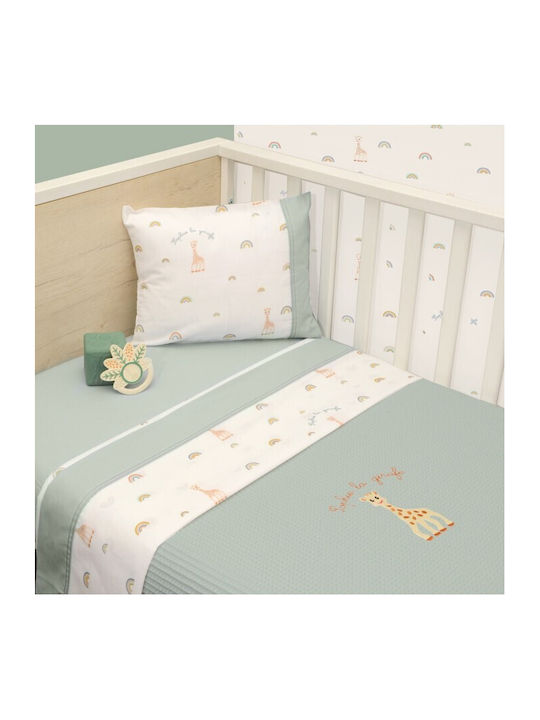 Baby Oliver Blanket Cot Waffle Multicolour 100x140cm