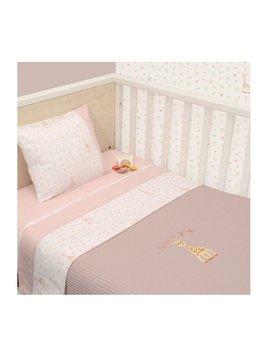Baby Oliver Κουβέρτα Κούνιας Πικέ Πολύχρωμο 100x140εκ.