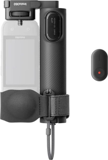 Insta360 Foldable 2-in-1 Selfie Stick Remote Kit 1/4" Mount Mini Remote To Control Camera