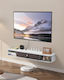 Vevor Floating Tv Stand 47 In Entertainment Center Power Cable Hole White